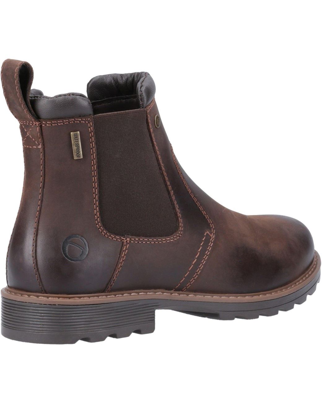 Cotswold Brown Leafield Leather Boots for men