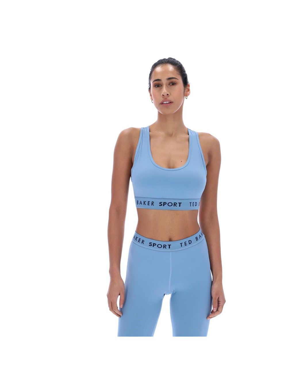 Ted Baker Blue Diana Tbwsba2525 Polyester Sports Bra