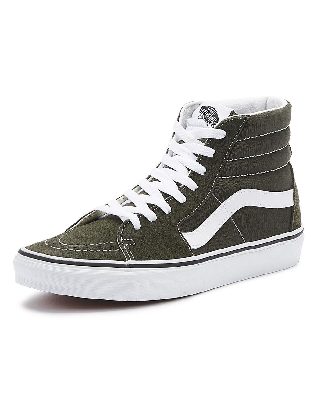 forest green high top vans