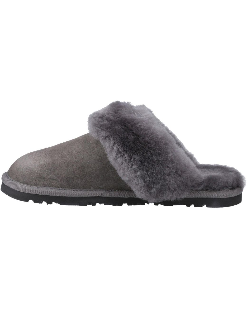 Hush Puppies Gray Samantha Suede Slippers