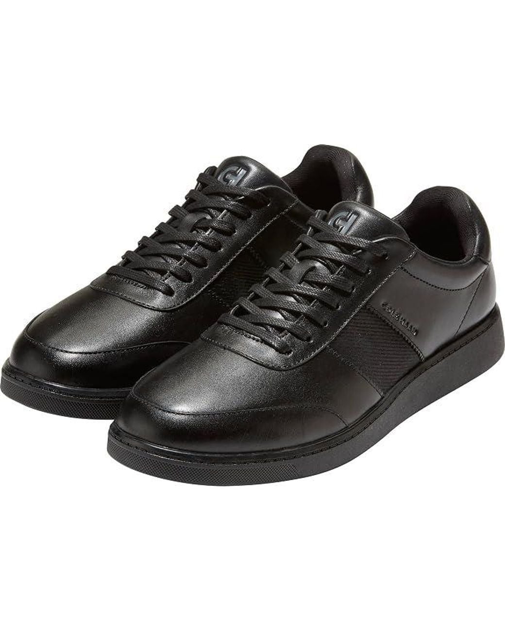 Cole Haan Black Grand Crosscourt Gates Leather Trainers for men