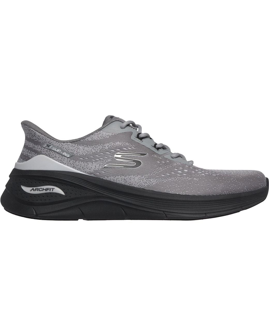 Skechers Gray Arch Fit 3.0 Textile Trainers for men