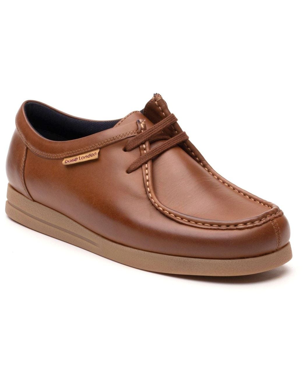 Base London Brown Koko Leather Moccasins Shoes for men
