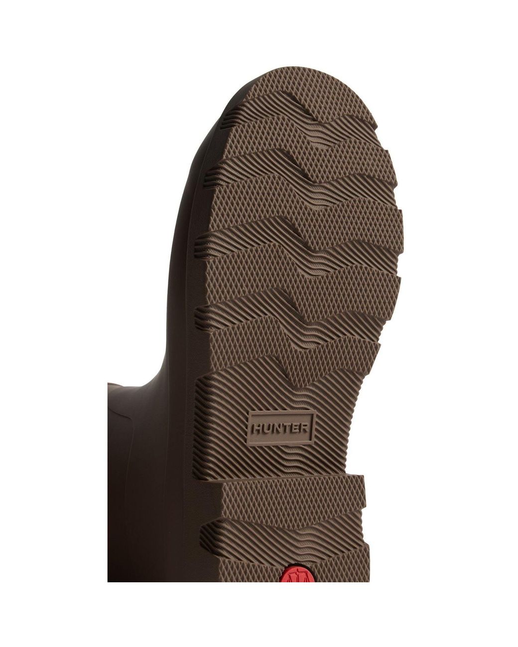 Hunter Brown Downpour Short Boot Rubber Wellington Boots