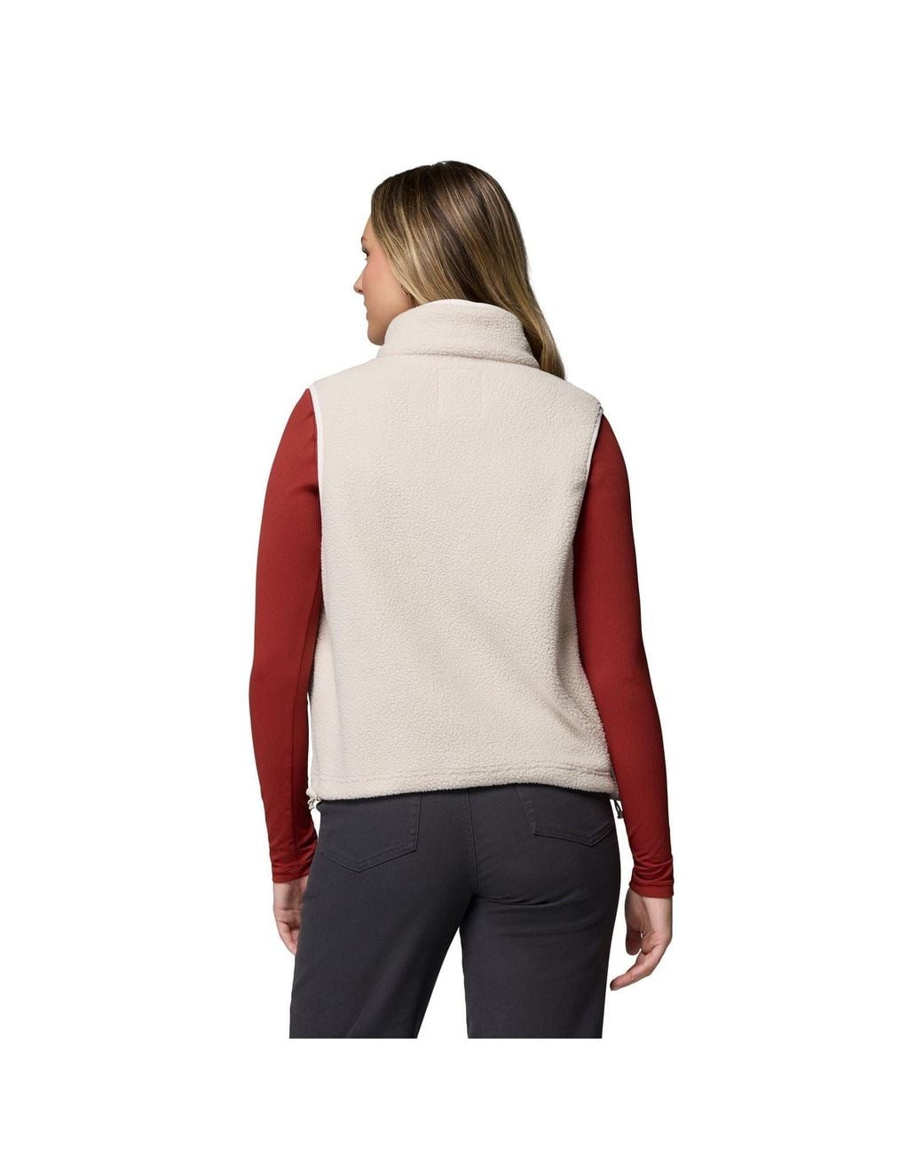 Columbia Red Helvetia Vest Gilets