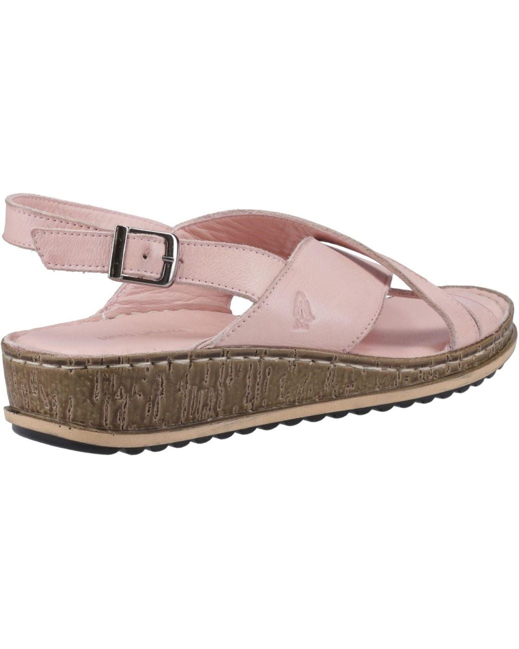 Hush Puppies Pink Elena Leather Blush Wedges