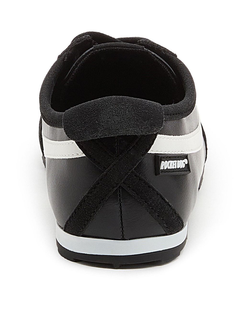 Rocket Dog Black Destin Pu Combo Polyurethane Trainers
