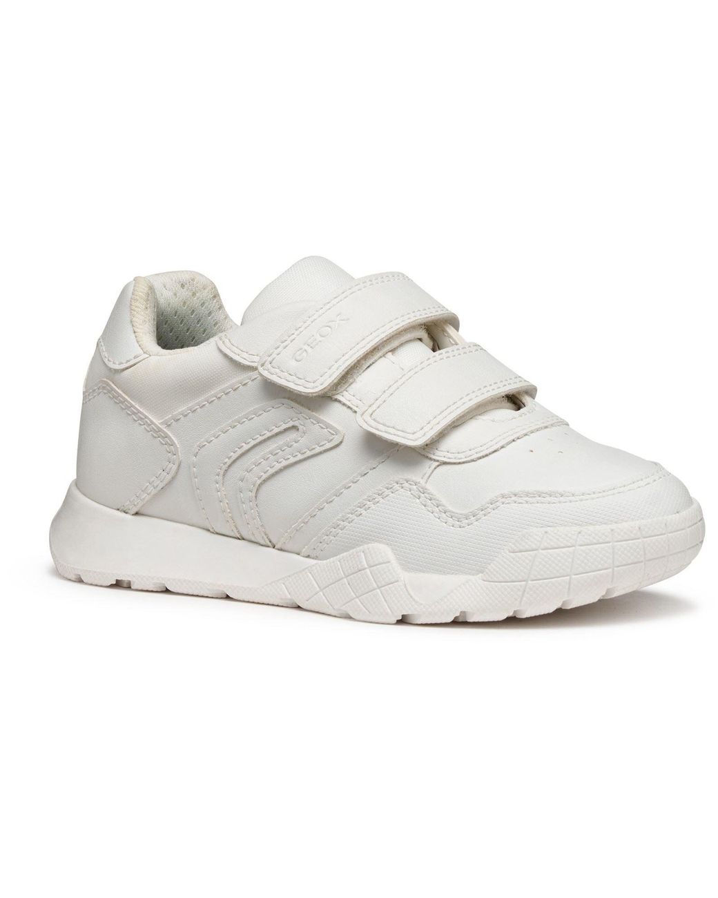 Geox White J Rann-E Trainers