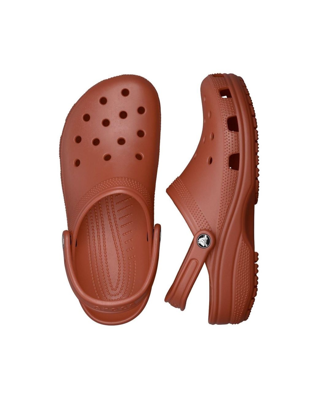 CROCSTM Brown Classic Clog Synthetic Rust Clogs