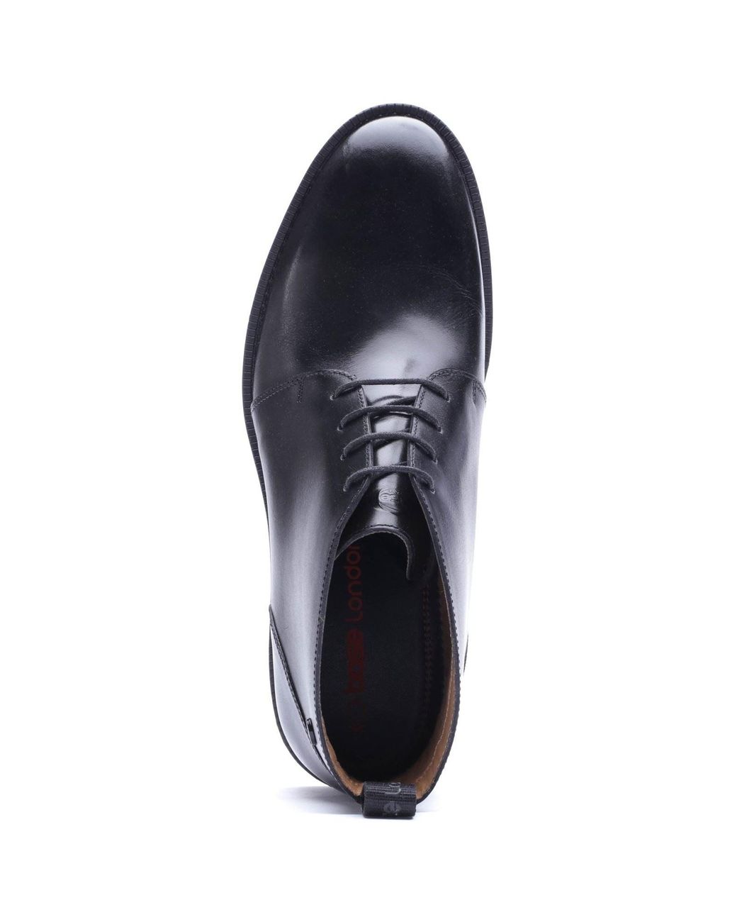 Base London Blue Marco Leather Ankle Boots for men
