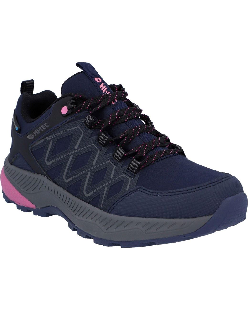 Hi-tec Blue Diamonde Low Polyester Dark Hiking Shoes