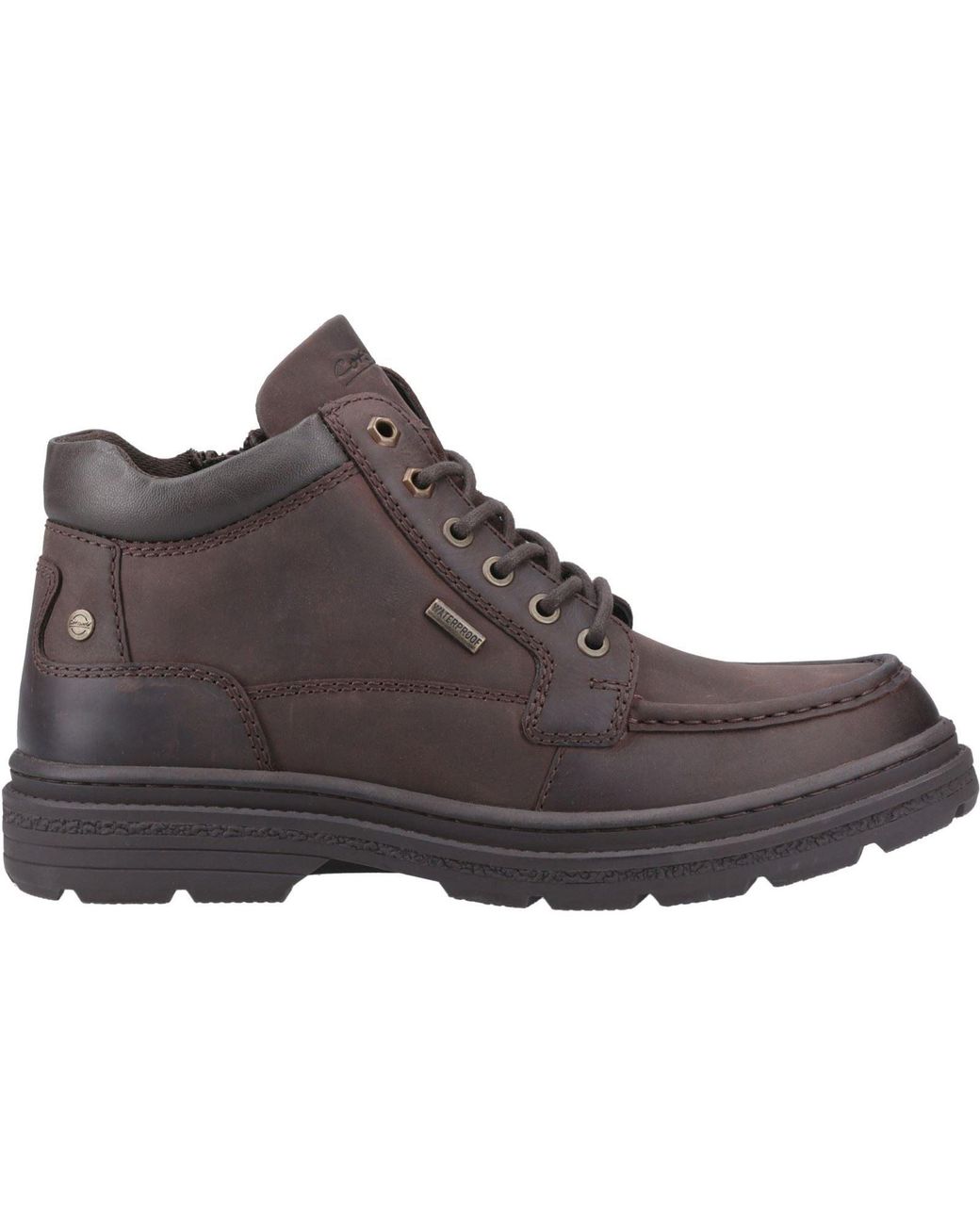 Cotswold Brown Cricklade Leather Ankle Boots for men