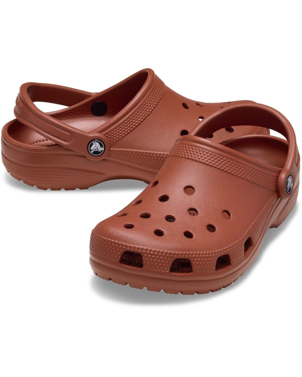 CROCSTM Brown Classic Clog Synthetic Rust Clogs