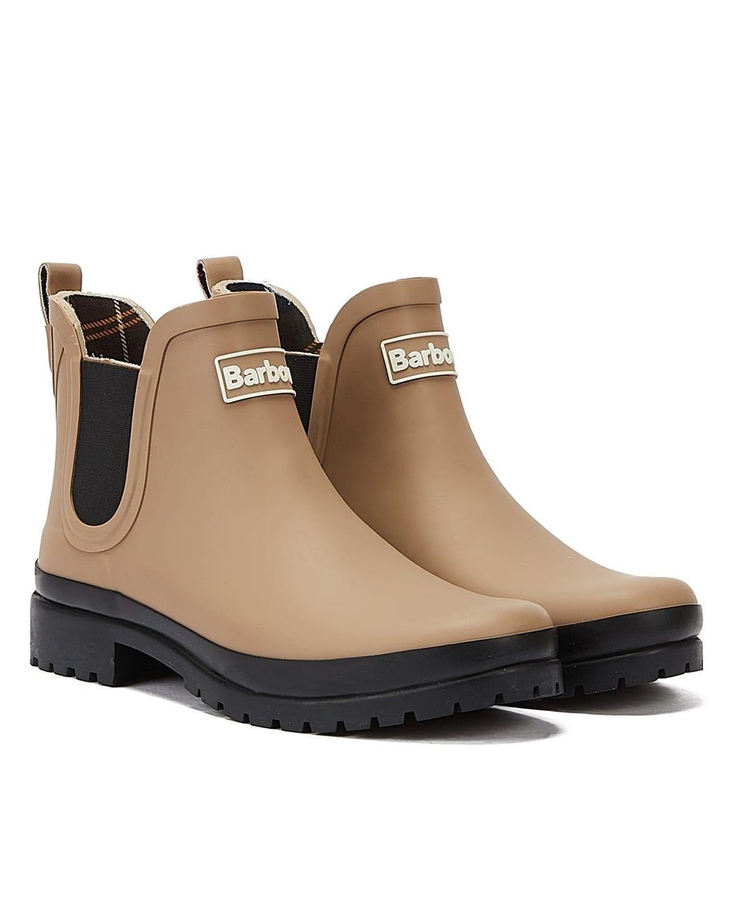 Barbour Mallow Putty Boots in Brown Lyst UK
