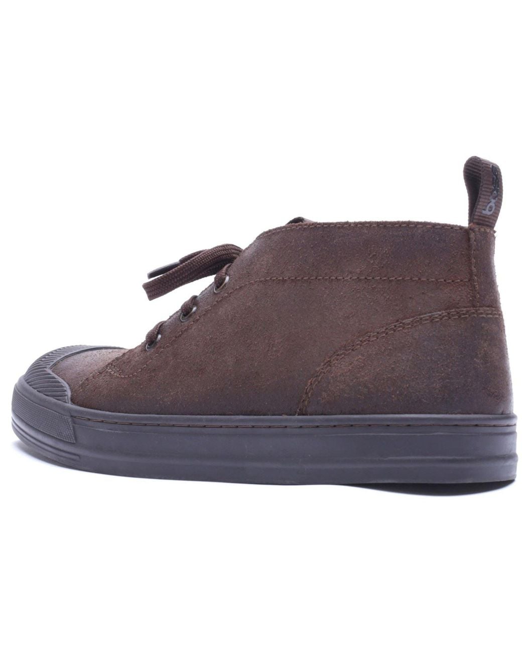 Base London Purple Rise Leather Ankle Boots for men