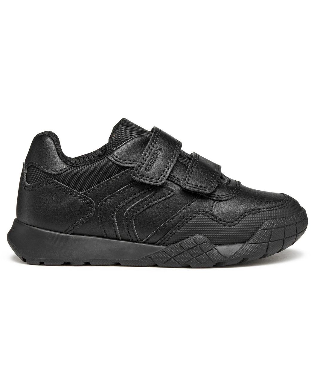 Geox Black J Rann-E Trainers