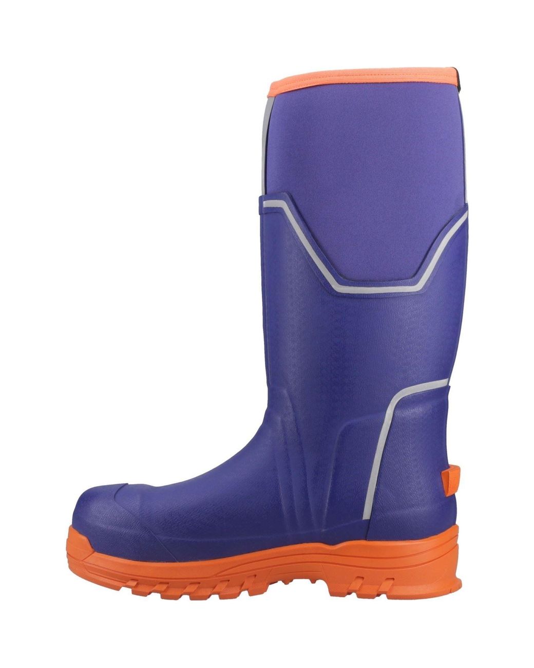 Muck Boot Blue Grit S5 Rubber Wellington Boots for men