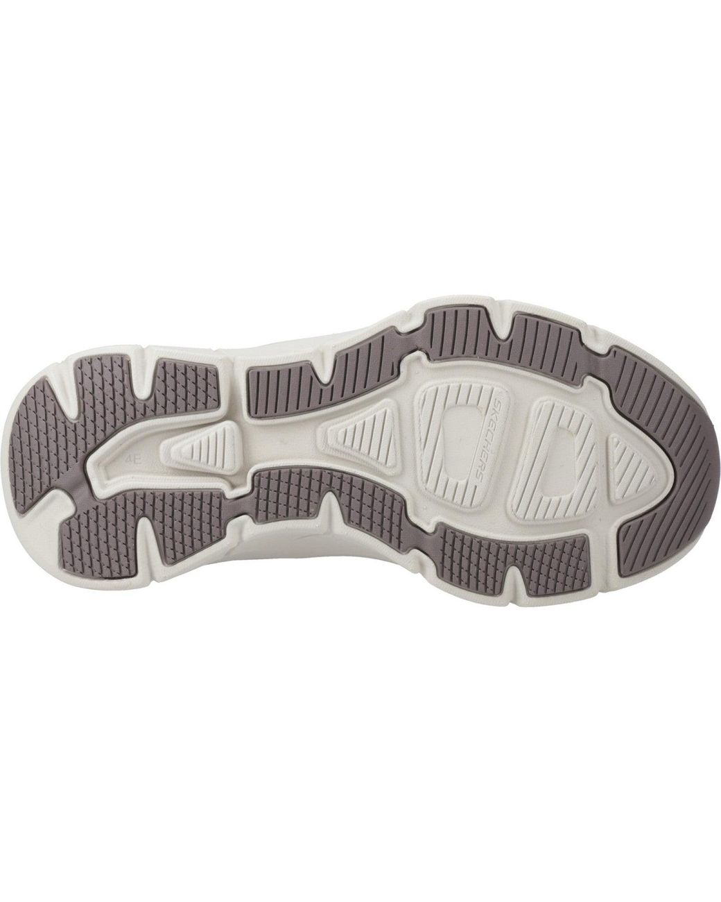 Skechers Gray D'Lux Walker 2.0 232463Ww-Brn Slip On Shoes for men