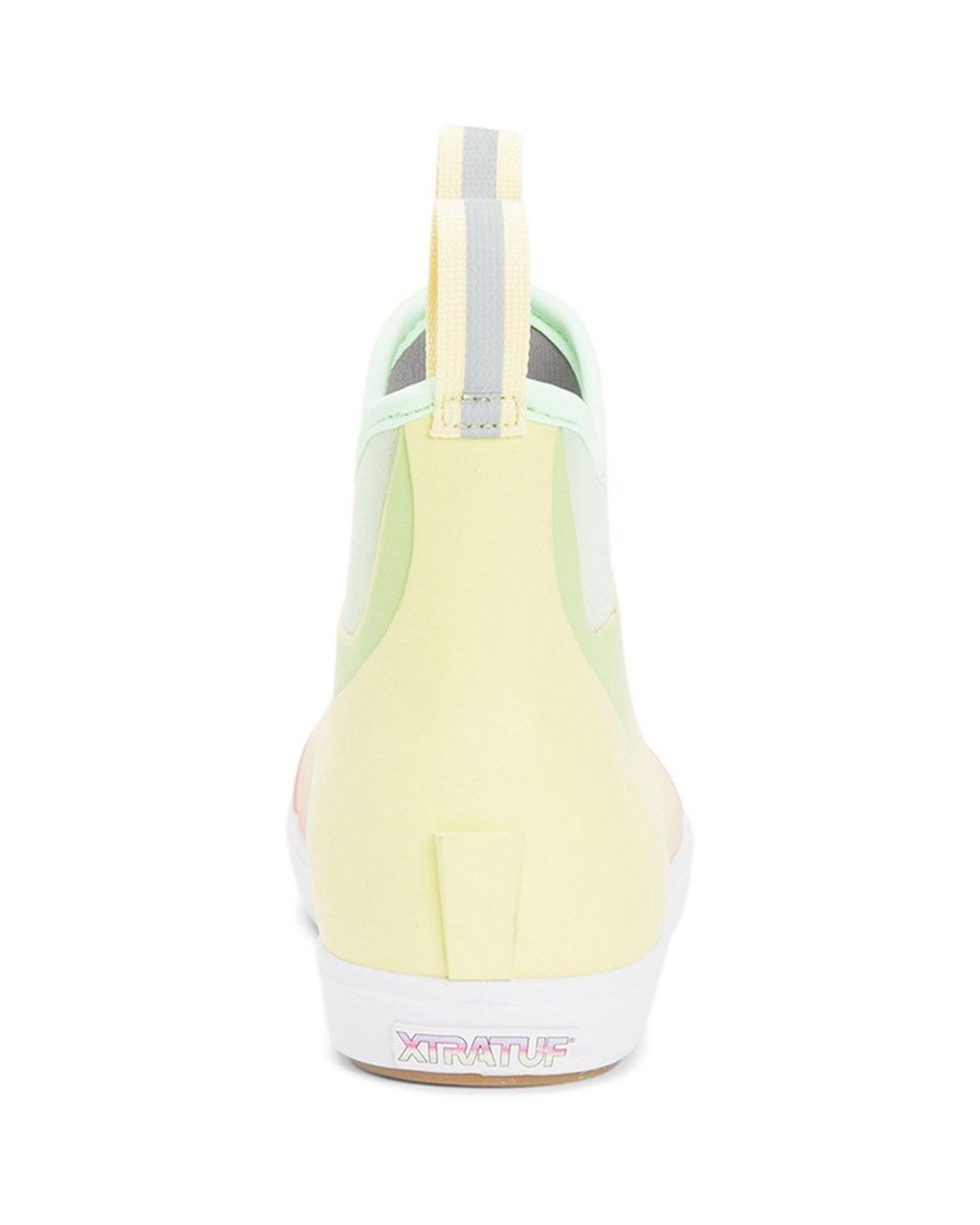 XtraTuf Yellow Ankle Deck Rubber Aurora Wellington Boots