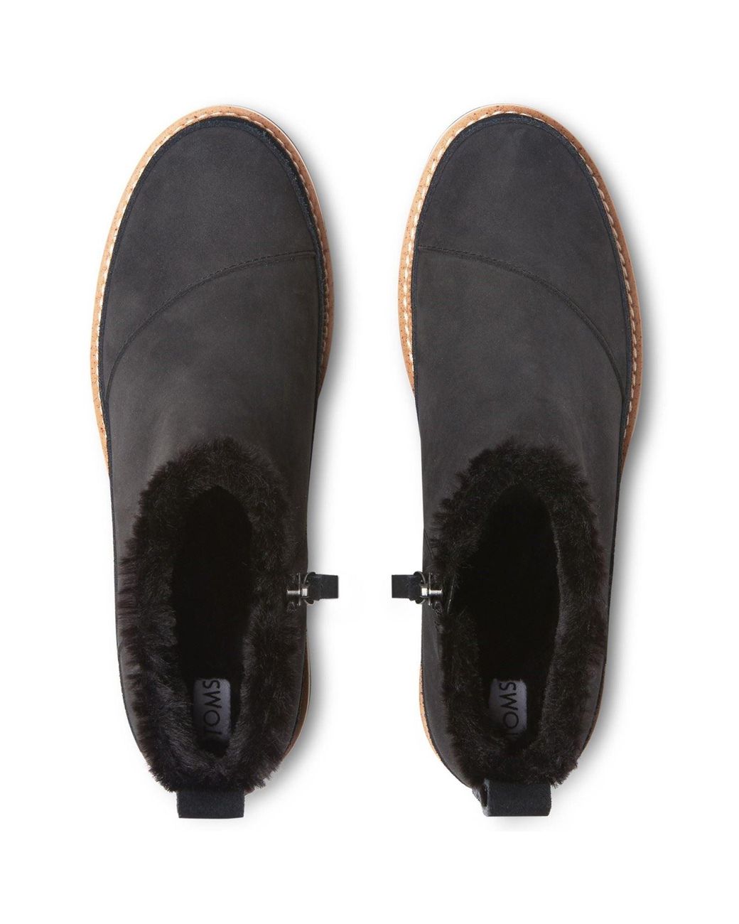 TOMS Black Marlo Leather Boots