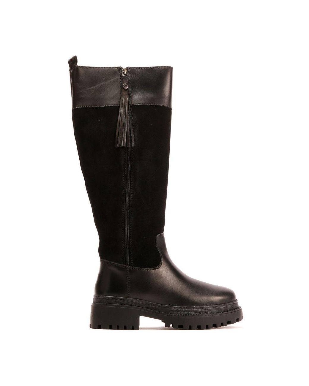 Osprey Black The Bramble Tall Leather Boots