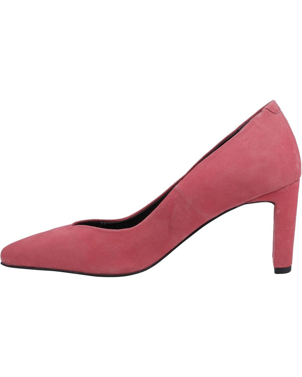 Hush Puppies Pink Olivia Suede Coral Heels