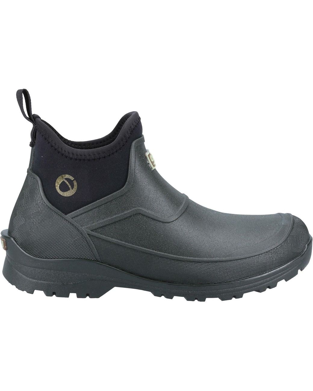 Cotswold Black Coleford Synthetic Wellington Boots