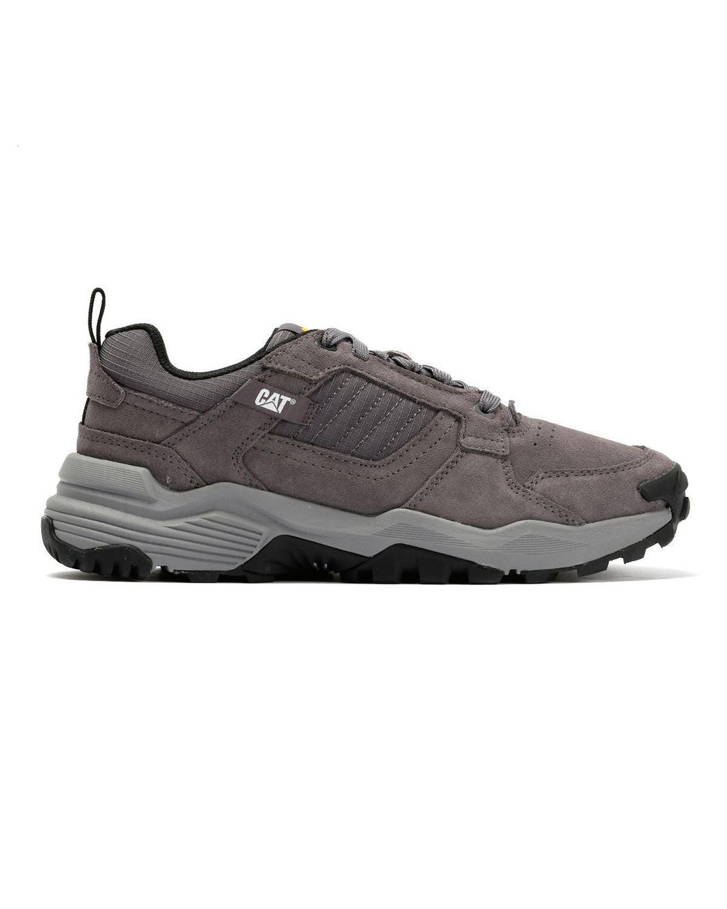 Caterpillar Black Grapple Suede Tornado Trainers for men