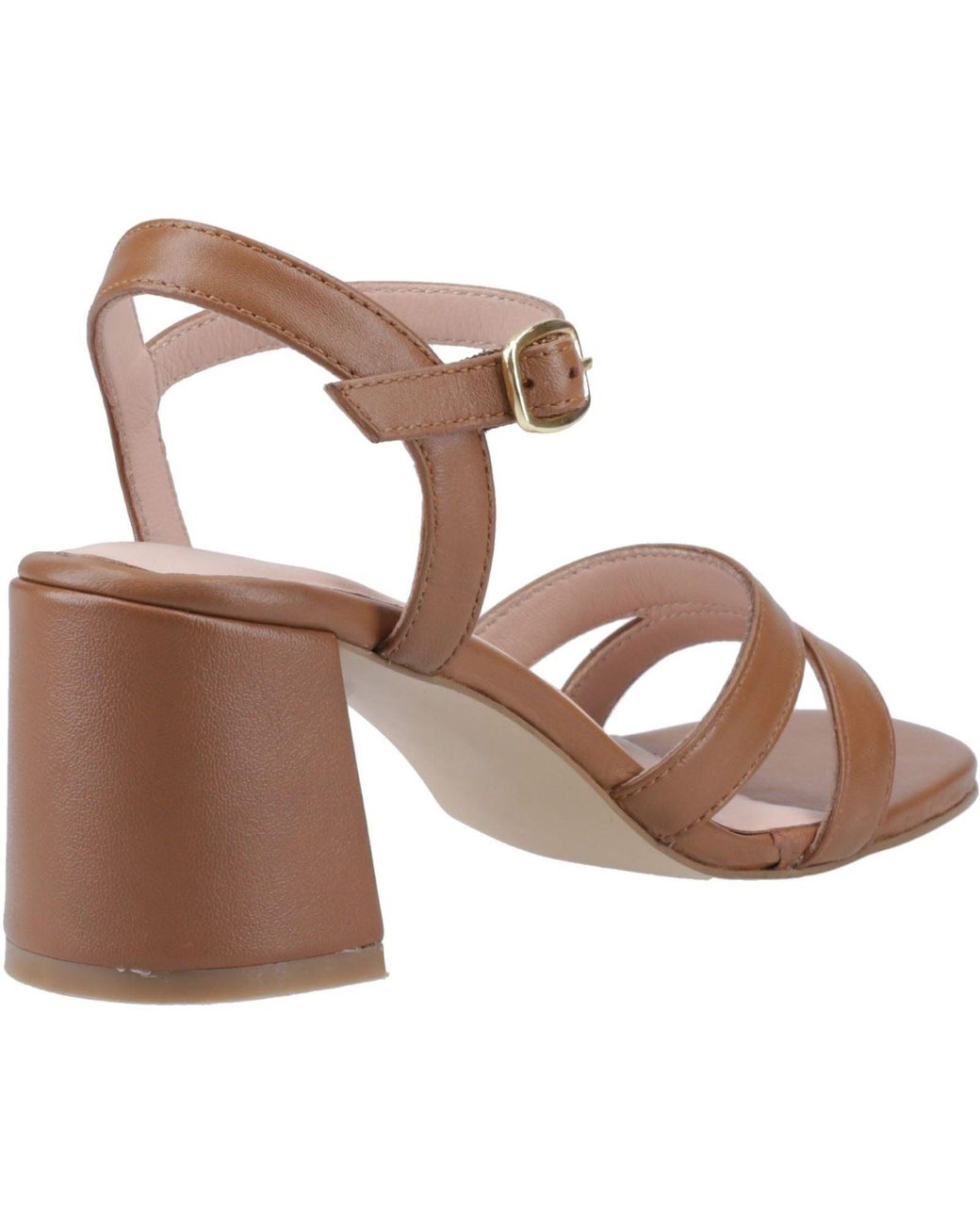 Hush Puppies Brown Nalani Leather Heels