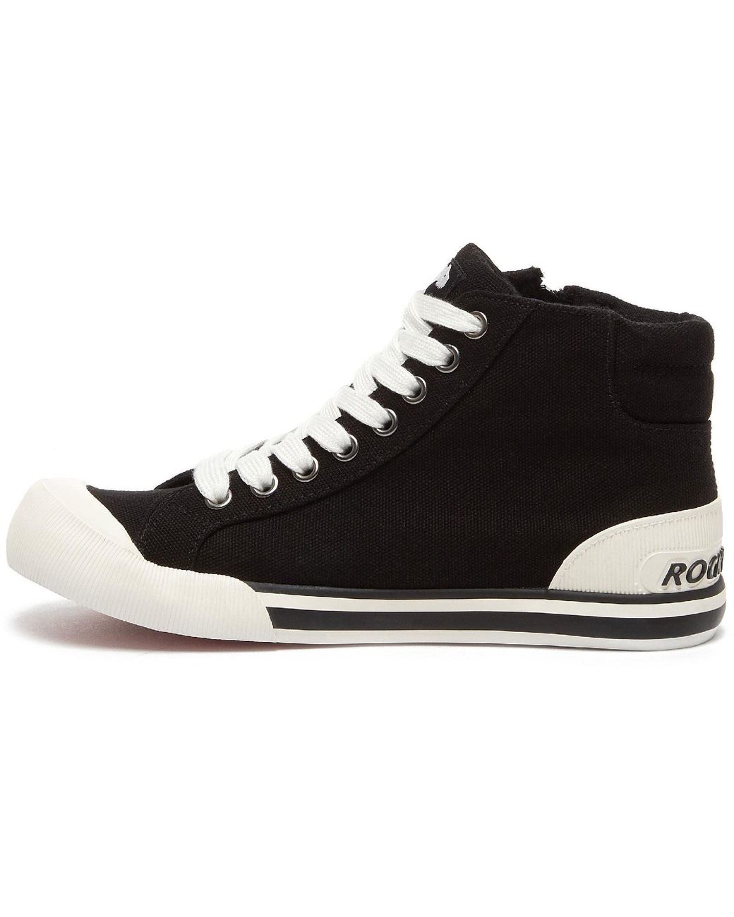 Rocket Dog Black Jazzin Hi Cotton Trainers
