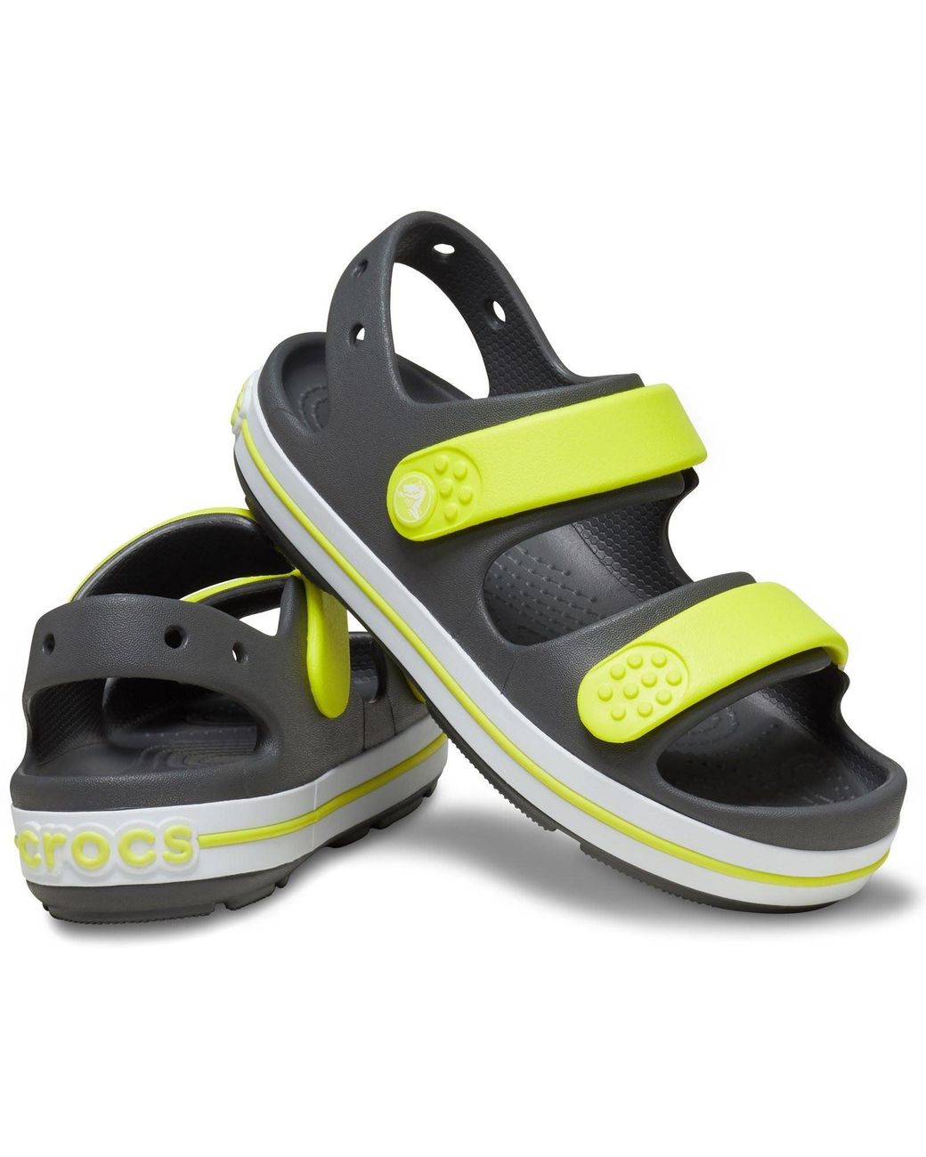 CROCSTM Blue Crocband Play Synthetic Slate/Acidity Sandals