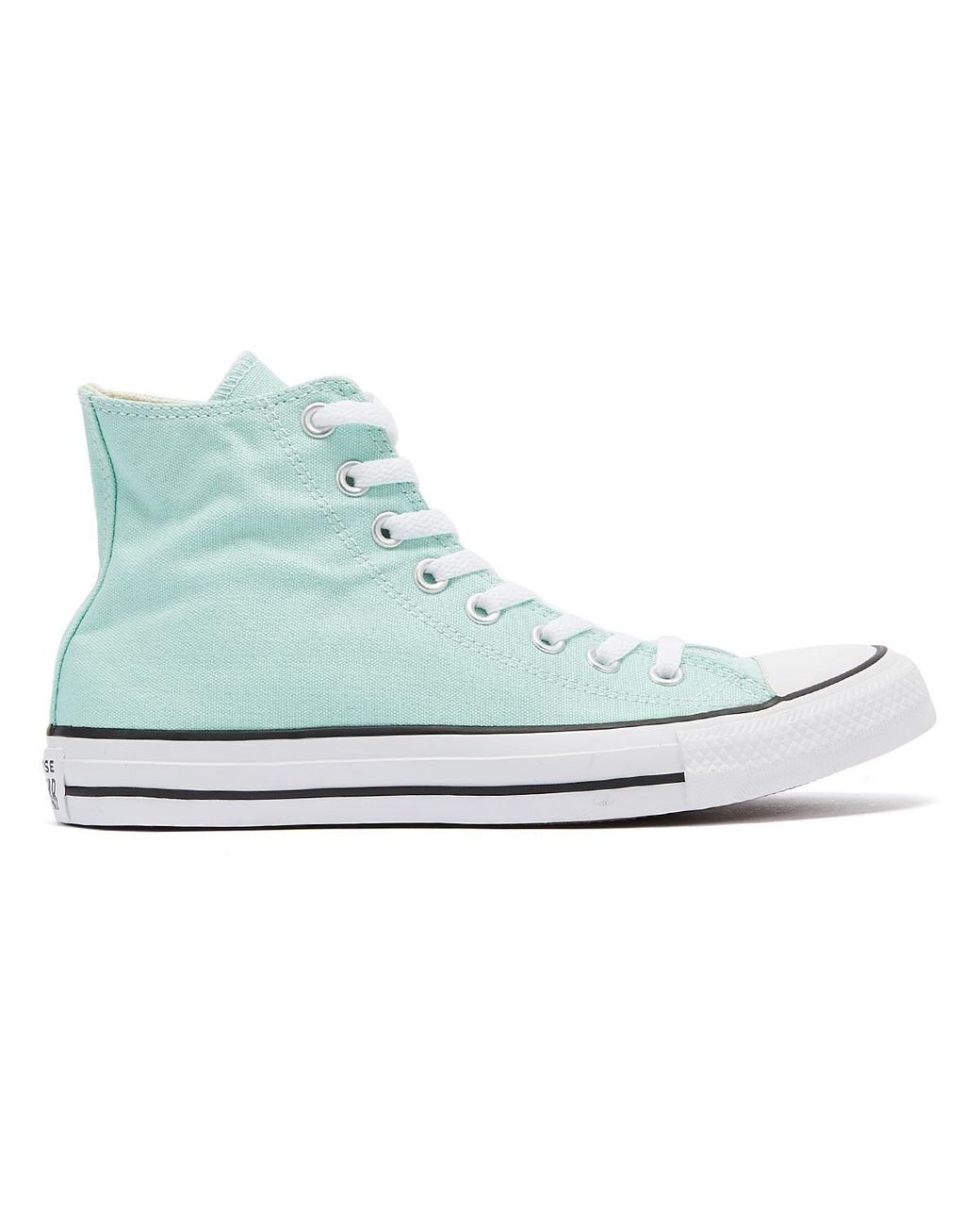 Converse All Star Hi Womens Ocean Mint Trainers in Green Lyst UK