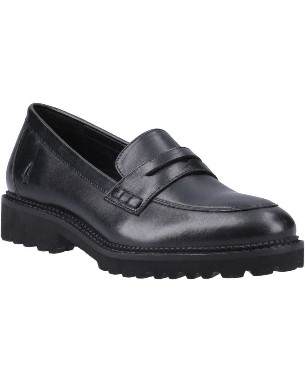 Hush Puppies Black Grazia Leather Girls's Loafers