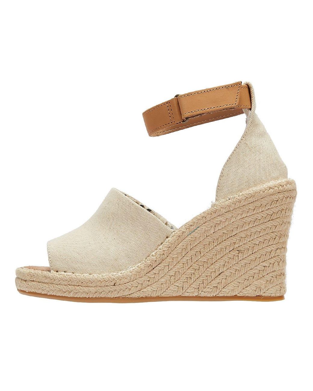 TOMS Marisol Wedges in Cream (Natural) - Lyst