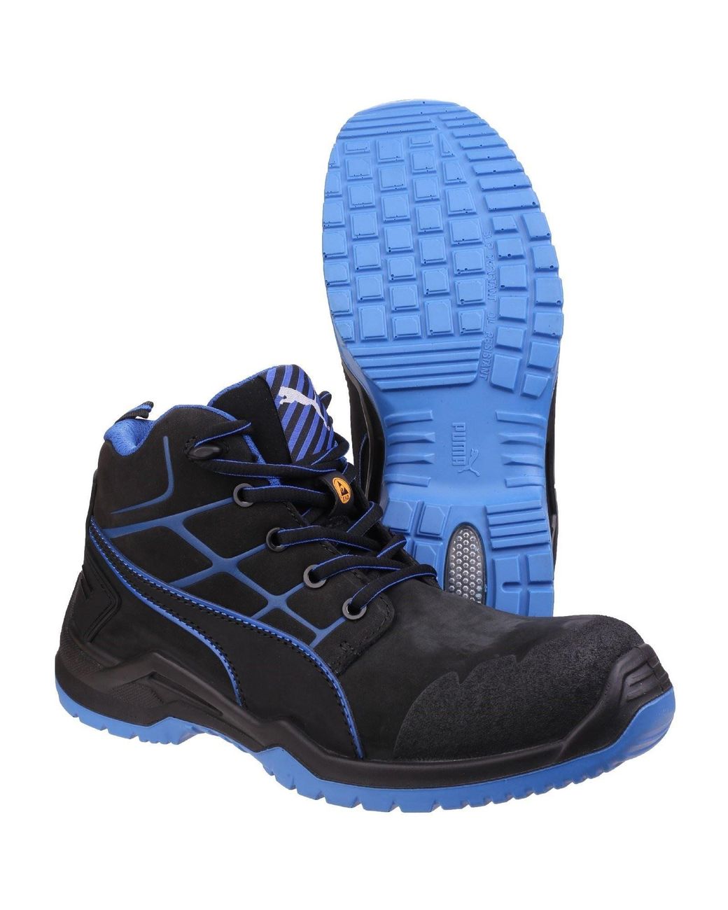 PUMA Blue Krypton Nubuck Safety Boots