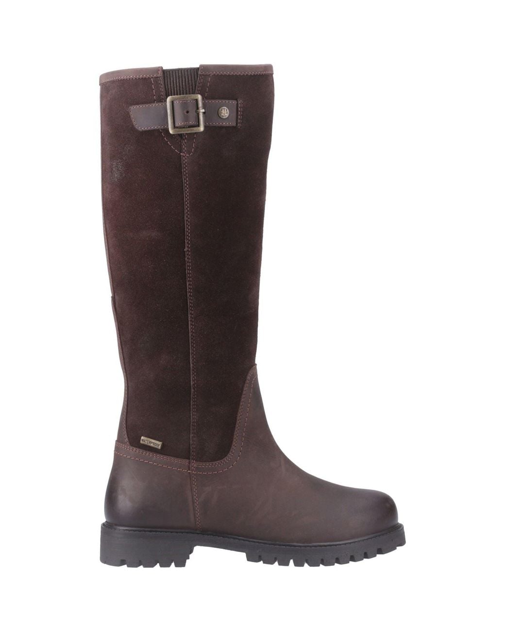 Hunter Brown Canna Tall Leather Boots