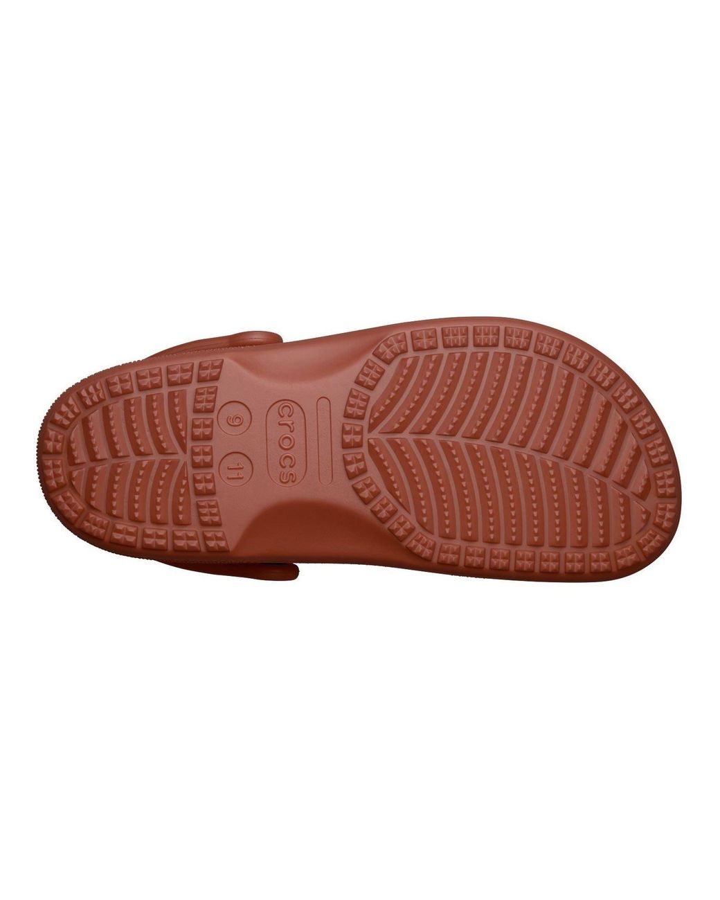 CROCSTM Brown Classic Clog Synthetic Rust Clogs