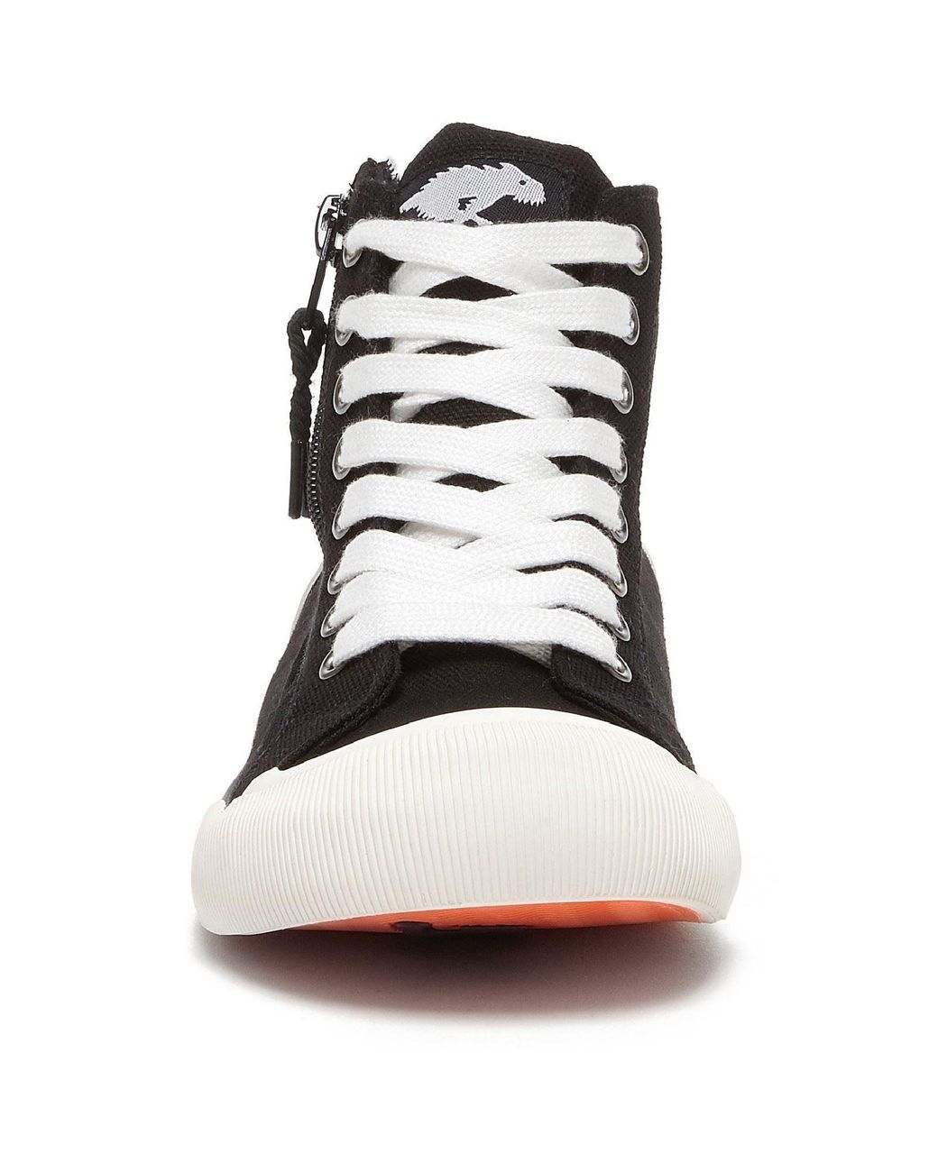 Rocket Dog Black Jazzin Hi Cotton Trainers
