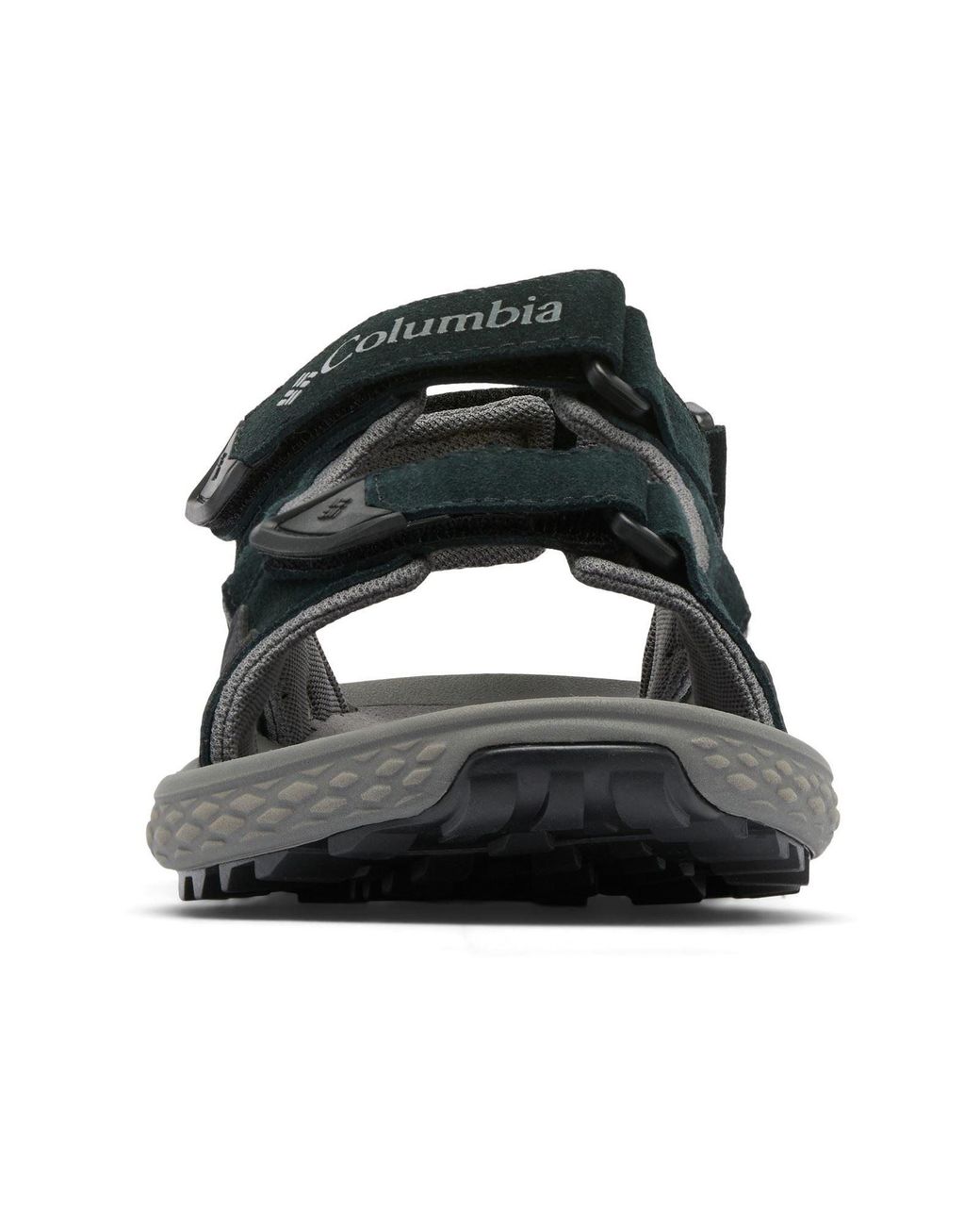 Columbia Black Konos Hiker 3-Strap Polyester Sandals for men