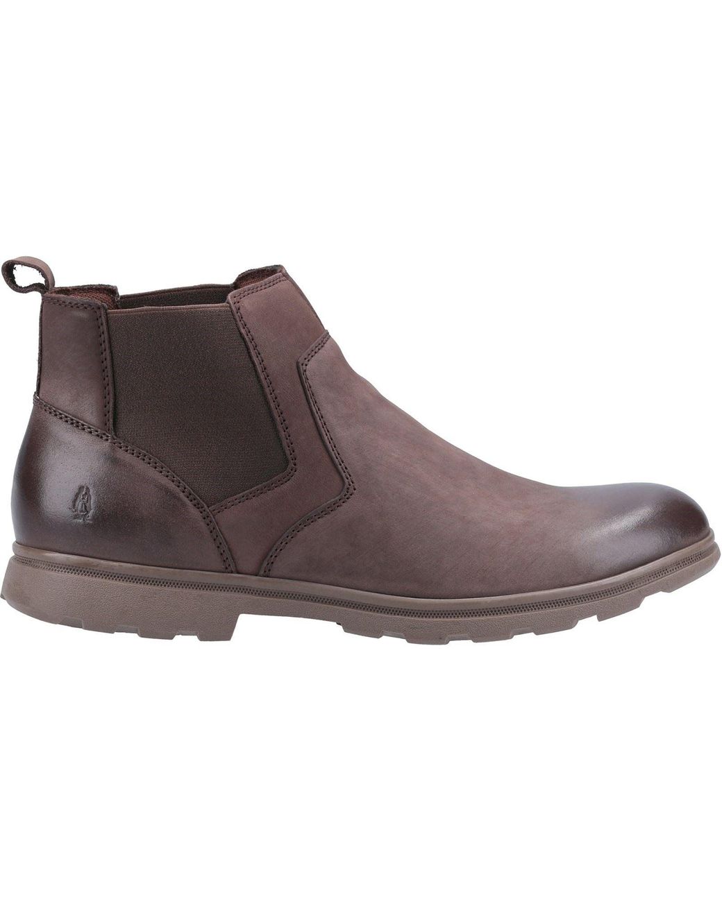 Hush Puppies Brown Tyrone Leather Boots for men
