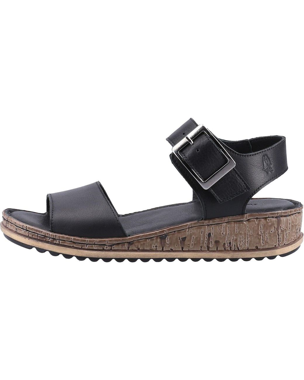 Hush Puppies Blue Ellie Leather Sandals