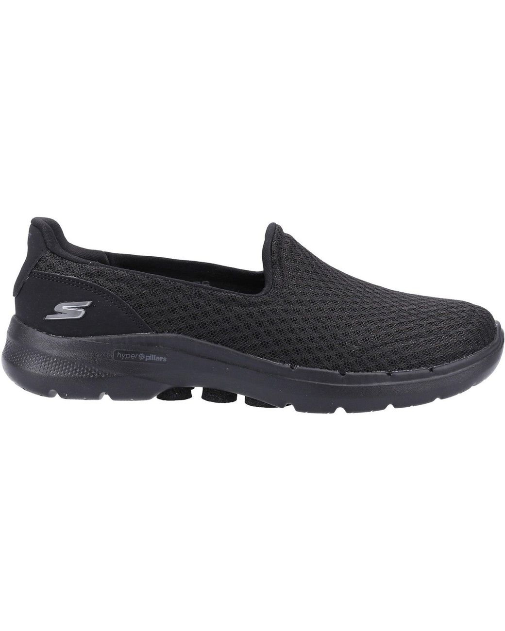 Skechers Black Go Walk 6 124508-Bbk Slip On Shoes
