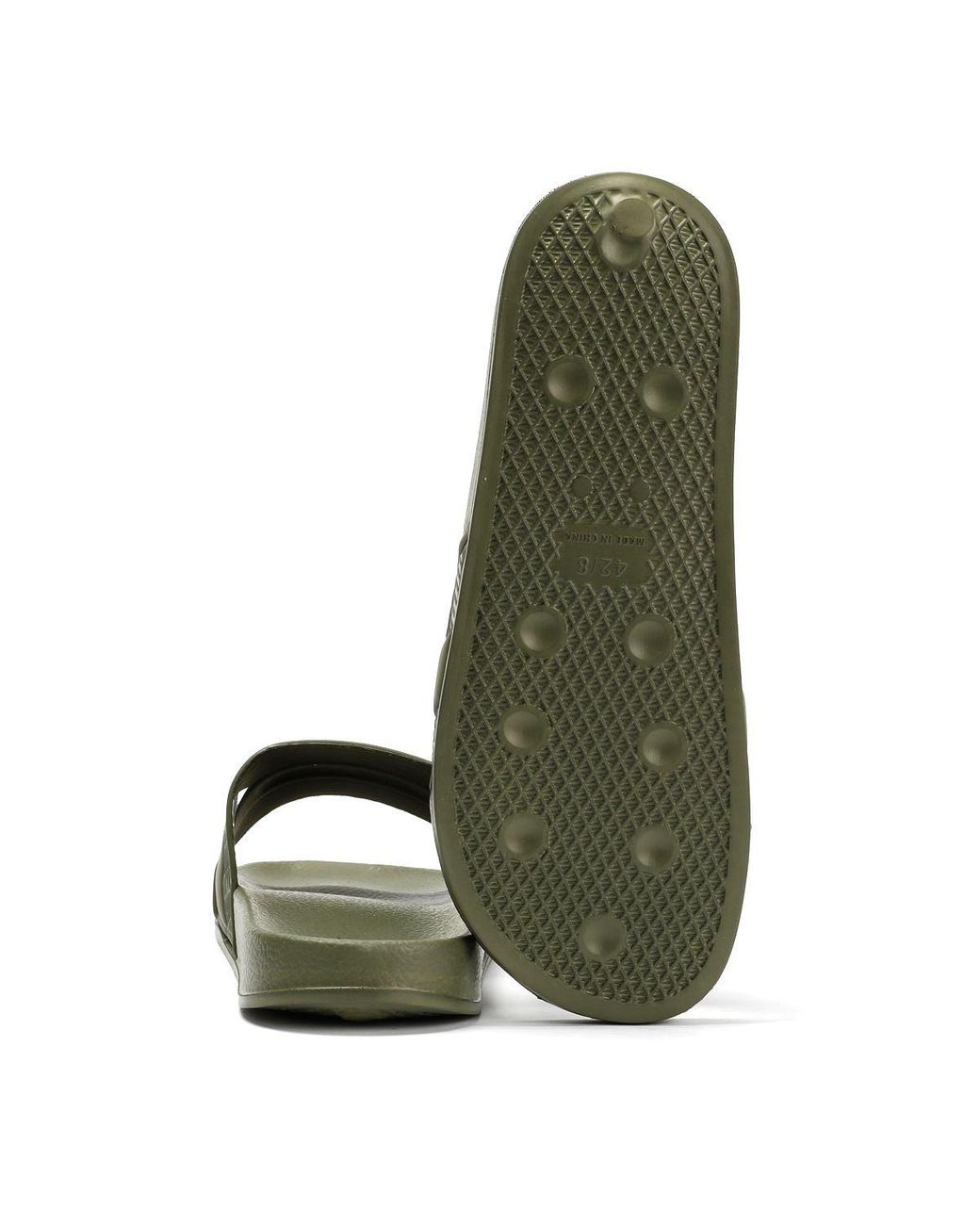 Original Penguin Green Paradise Khaki Slides for men