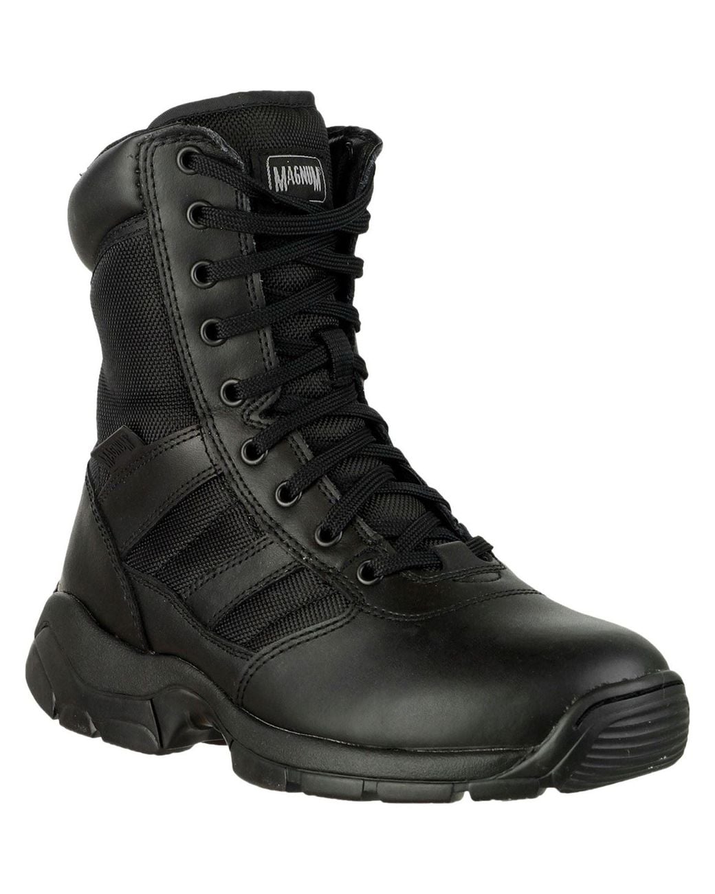 Magnum Black Panther 8.0 Side-Zip Leather/Nylon Safety Boots