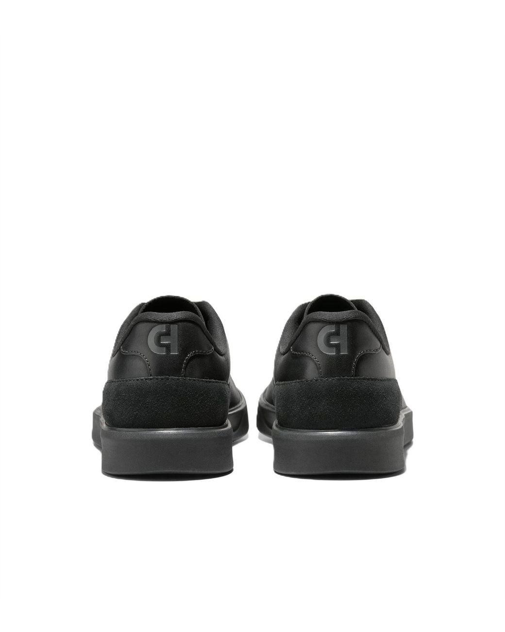 Cole Haan Black Grand Crosscourt Packaway Leather Trainers for men