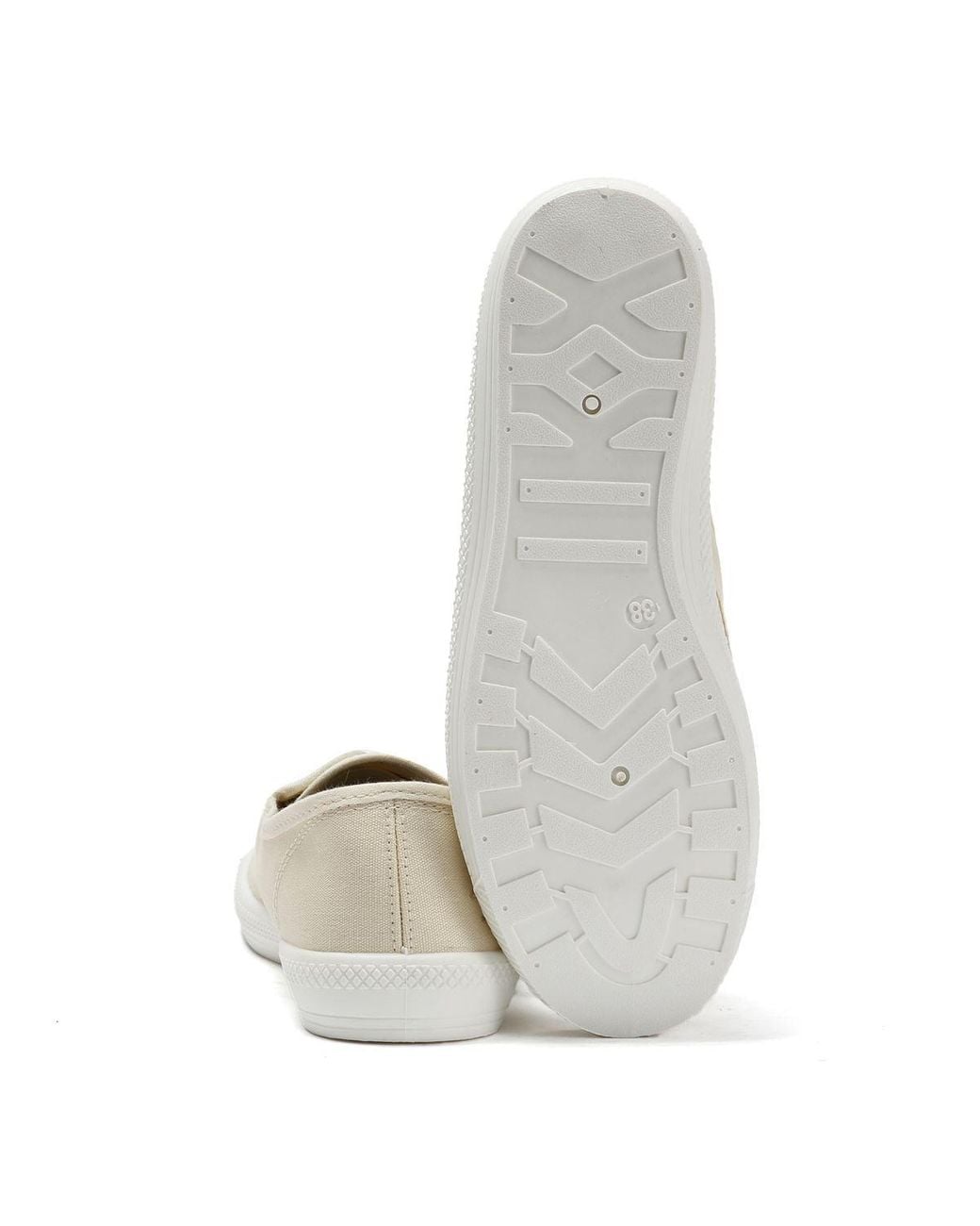 Original Penguin White Anita Canvas Off Pumps