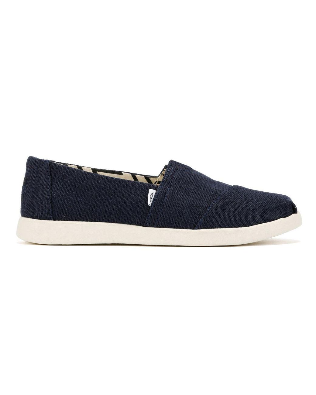 TOMS Blue Alpargata Plus Heritage Canvas Espadrilles