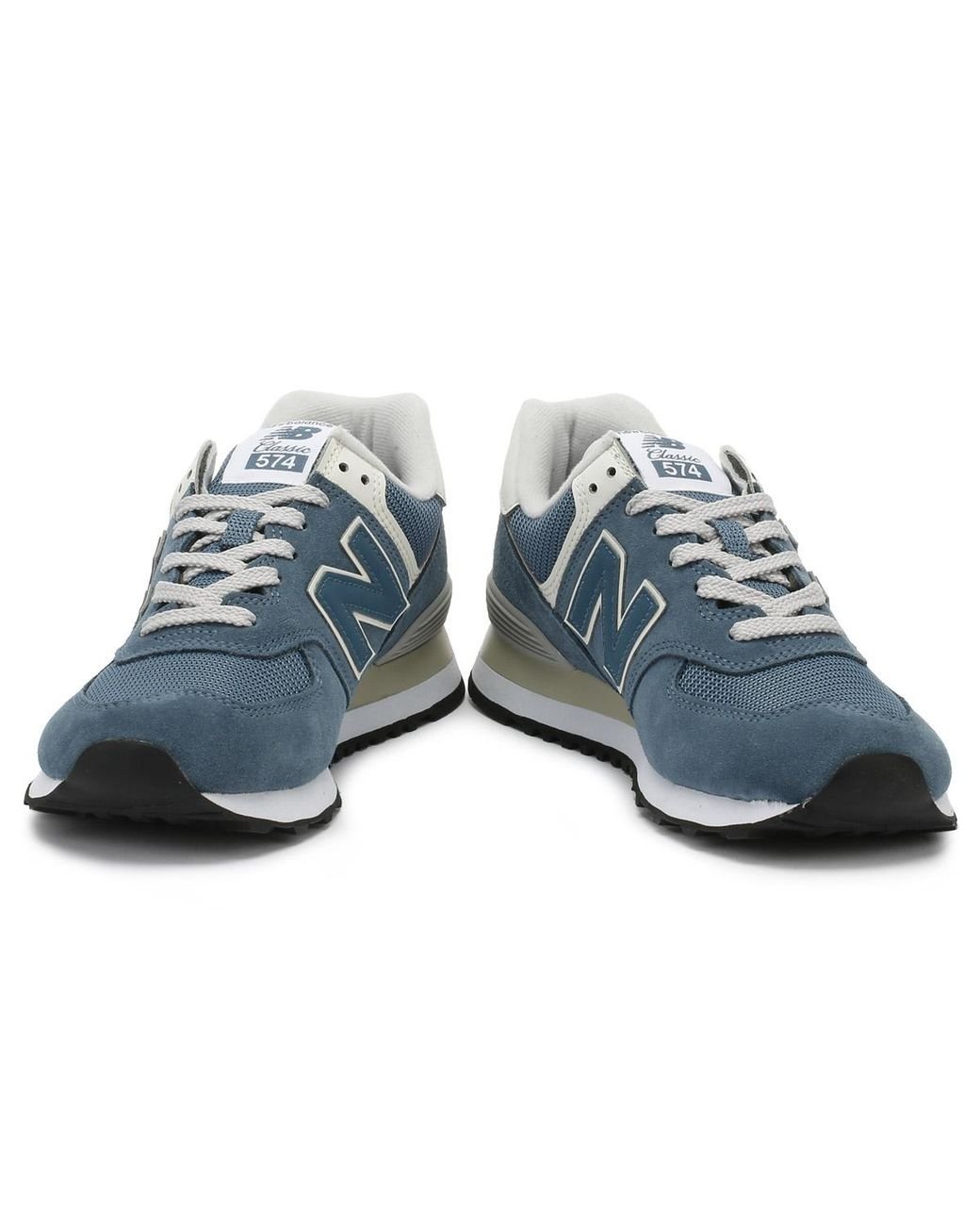 New Balance Suede Womens Light Petrol Blue 574 Classic Trainers | Lyst UK