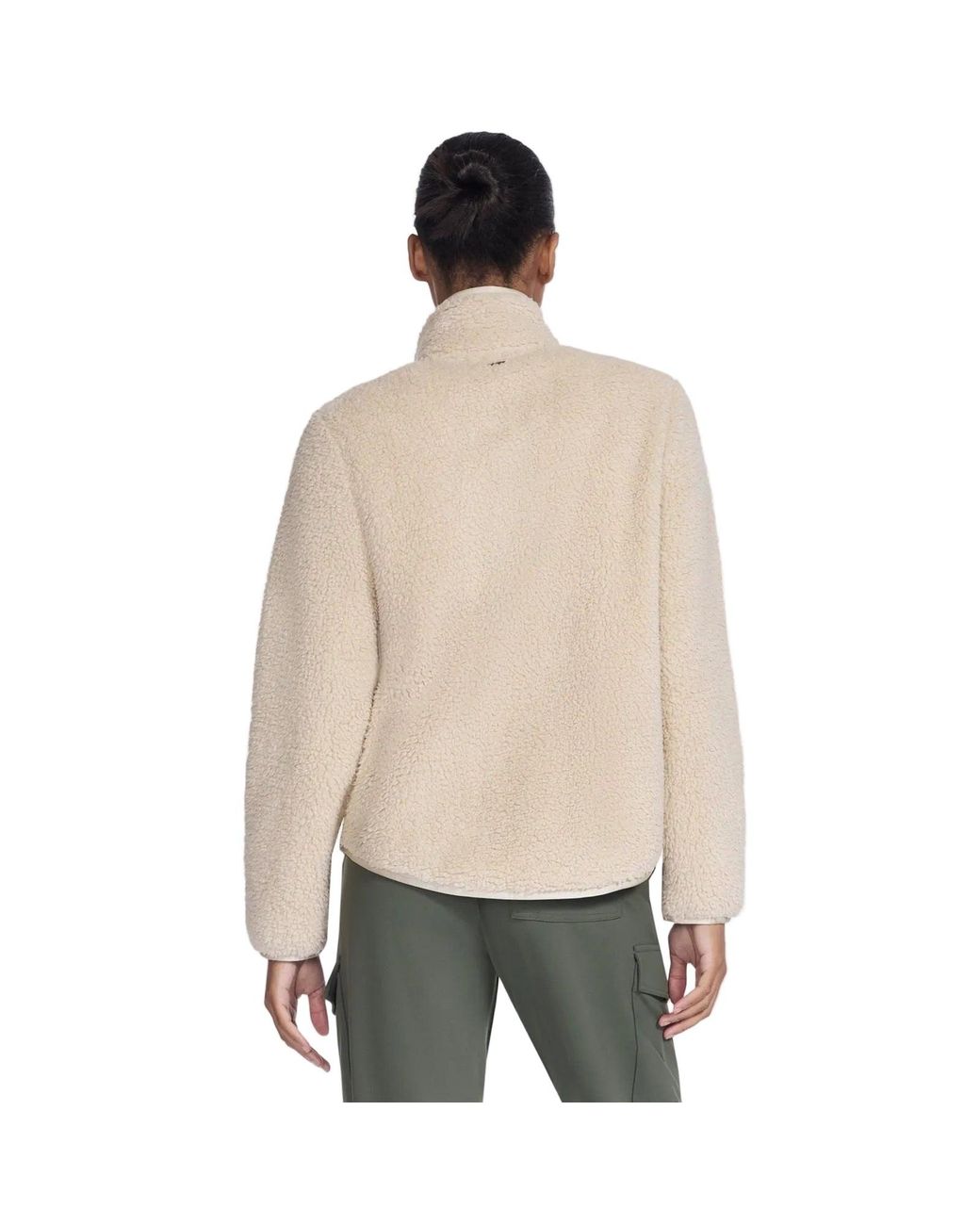 Skechers Natural Skech-Sherpa Jacket Fleece Jackets