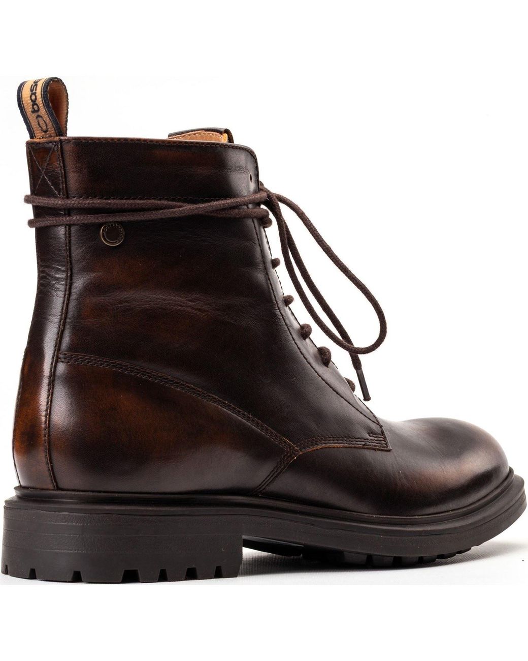 Base London Brown Brunel Leather Ankle Boots